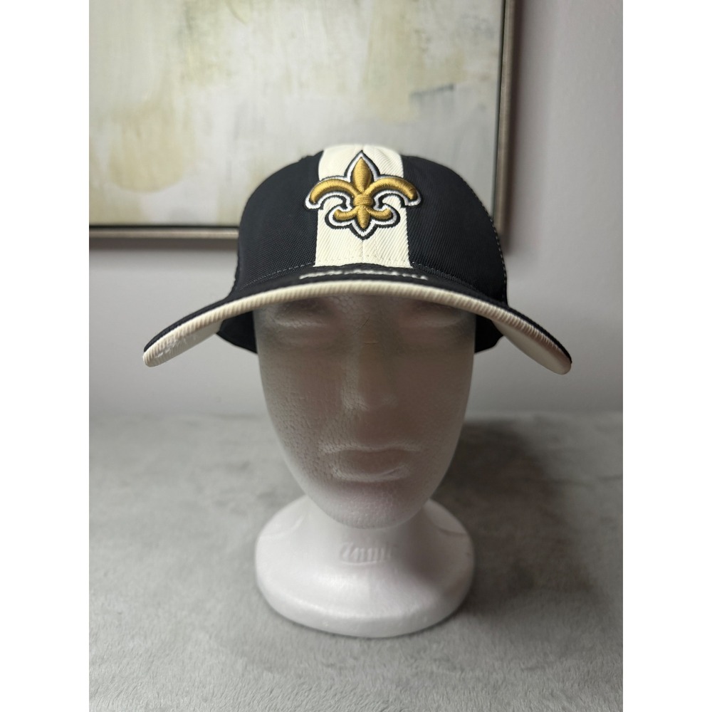 Reebok New Orleans Saints Hat Men OSFA Black NFL Authentic Sideline Cap